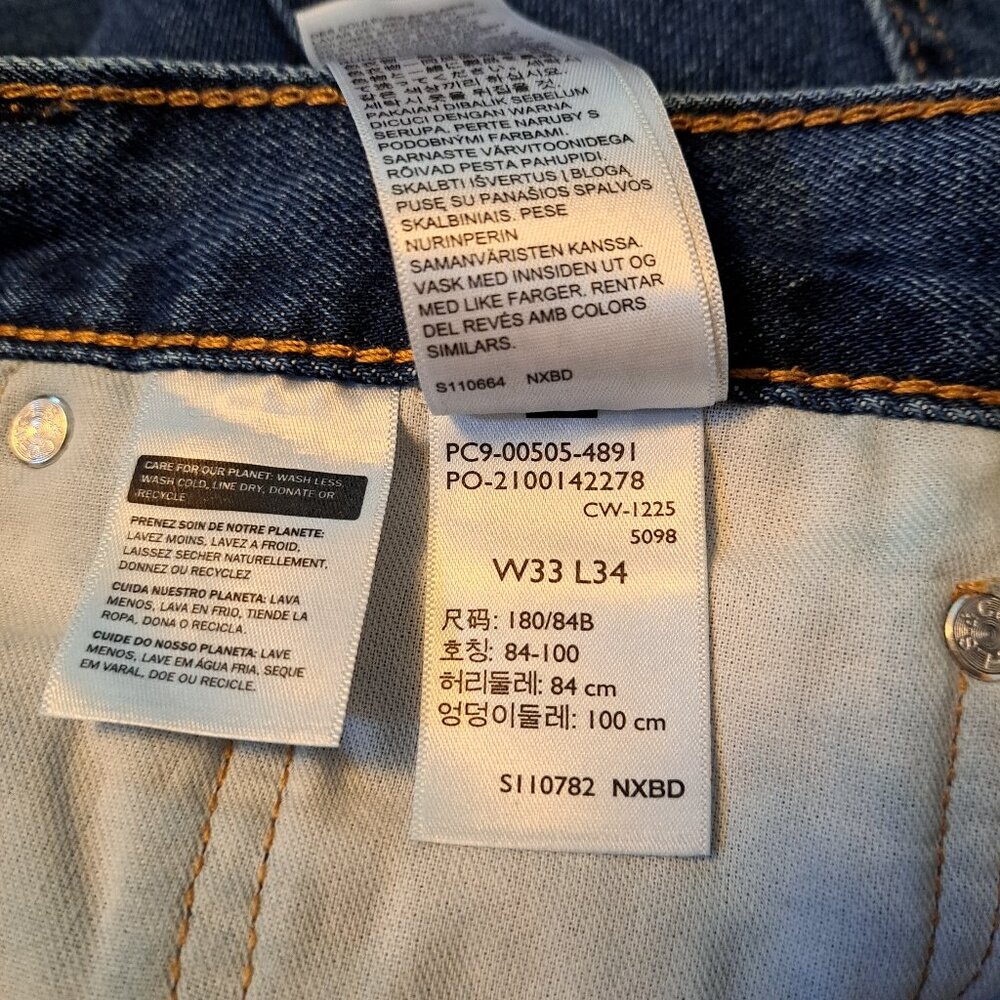 Levi's Men's Straight Denim Jeans - Picture 11 of 12